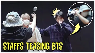 Bighit Staffs Playing Along Teasing BTS And Back