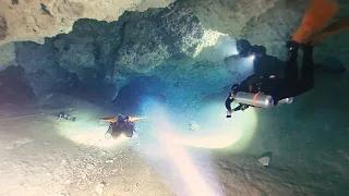 Cave Divers Light it Up!