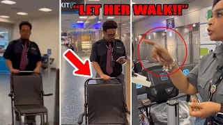 Rude Woman Gets HUMBLED After Disrespecting Airport Staff