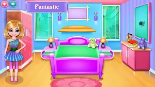 Twin Girls Room Cleaning ! House Cleaning Game ! Game For Kids ! Funny Game !