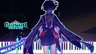 Scaramouche: The "Divine" Will - Genshin Impact Story Teaser OST | [Piano Cover] (Synthesia)「ピアノ」