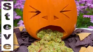 PUMPKIN PUKE GUACAMOLE - No.3 Most Disgusting Halloween 🎃 Recipes