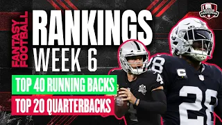 Fantasy Football Rankings - Week 6 Running Back / Quarterback Rankings  - Fantasy Football Advice