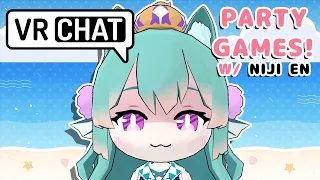 【VRCHAT】 PARTY GAMES W/ NIJI EN!【NIJISANJI EN | Finana Ryugu】「NIJI EN Collab」