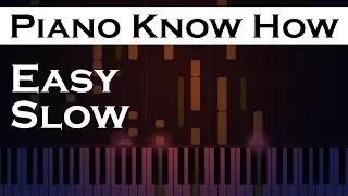 Breaking Bad Theme - Easy SLOW Piano Tutorial