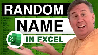 Excel - Generate Random Names in Excel Without Using a List - Excel Tutorial - Episode 1020