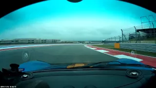 Turn 16 17 18 at COTA in the wet.