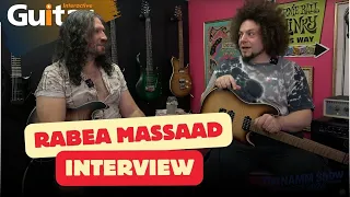 Rabea Massaad demos his Music Man Signature Sabre, talks genesis of the custom guitar | Interview