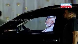PM Modi Conducts Crucial Meeting At BJP Party Office In Bhubaneswar