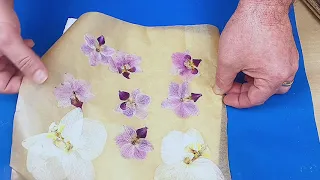 HOW TO PRESS FLOWERS & STORE THEM FOR YOUR RESIN WORK