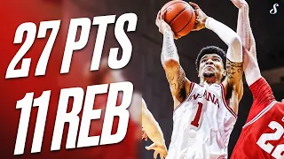 Kel'el Ware Scores 27 PTS, 11 REB & 6 BLK In Indiana's Win Over Wisconsin