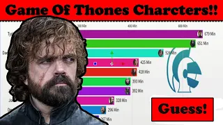 Top 10 Game Of Thrones Character Screen Time Ranking Seasons (1-8) | TheRankingMaster