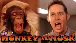 Elon Musk fights a Space Monkey (Deepfake)