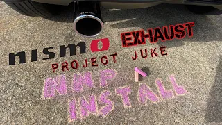 Project Nissan Juke install of the Nismo Exhaust