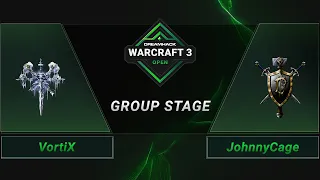 WC3 - VortiX vs. JohnnyCage - Groupstage - DreamHack WarCraft 3 Open: Summer 2021 - Europe