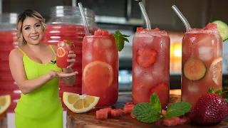 The 3 Ultimate SUPER Refreshing WATERMELON AGUA FRESCA That Will Keep You HYDRATED All Summer Long!