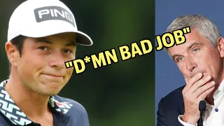 Viktor Hovland is FURIOUS at PGAT and JAY Monahan.  “Leadership”?!?  The REASONS to be DISGUSTED…