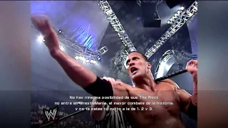 The Rock vs Hulk Hogan WrestleMania 18 Promo (sub.español)