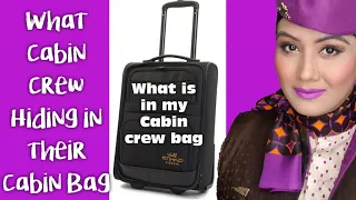 CABIN CREW Trolley Bag? What I Carry With Me for FLIGHTS, Mamta Sachdeva ex. Cabin Manager