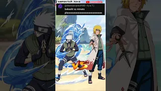 Kakashi vs Minato | Who is strongest #anime #naruto #kakashi #minato #otaku