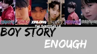 BOY STORY - Enough Legendado PT-BR/Lyrics (Color Coded CHN|Pinyin|ENG|PT)