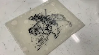 Hand Printing a Pronto Plate Lithograph