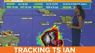 Saturday morning Tropical Storm update: Ian moving through Caribbean