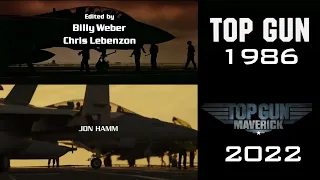 【今昔對比】【捍衛戰士】VS【捍衛戰士：獨行俠】開場 Top Gun VS Top Gun Maverick Opening Credits Scene