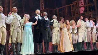 Hamilton UK Tour Press Night/Official Opening Night Curtain Call -Palace Theatre Manchester 21/11/23