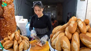 🟢Đẳng cấp heo quay bánh mì da giòn rụm làm mưa làm gió tại Chợ Bình Tiên