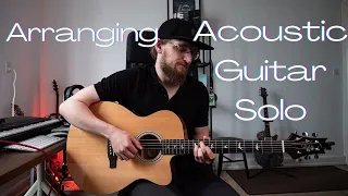 ARRANGING ACOUSTIC GUITAR SOLO (Open B5 tuning)