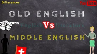 Old English vs Middle English #english #englishliterature #englishstudy