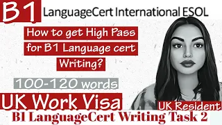 LanguageCert International ESOL SELT B1 Writing Task 2  Letter || Computer based 2023|| High Pass