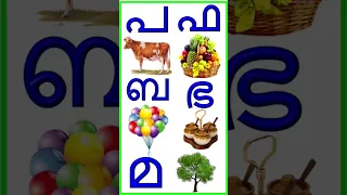 മലയാളം പ ഫ ബ ഭ മ വ്യഞ്ജനാക്ഷരങ്ങളും| Malayalam alphabets and consonants|  @Prinitmalayalam