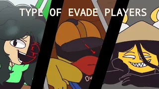 Every Type Of Evade players Joins The Battle! | Roblox Evade animation