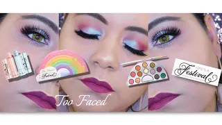 LIFE'S A FESTIVAL BY TOO FACED! | UNICORN MAKEUP COLLECTION | BlancaEstelaBeauty