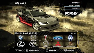 Need for Speed: Most Wanted — Mazda RX-8 (SE3P) (Izzy)