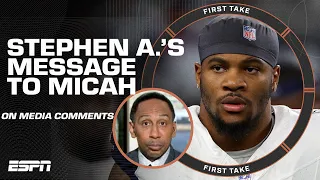 Stephen A. has a message for Micah Parsons 💬 | First Take