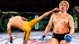 UFC4 Bruce Lee vs. Takayama EA Sports UFC 4