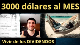 💥 VIVIR de los DIVIDENDOS: 😲Descubre cuánto DINERO NECESITAS INVERTIR