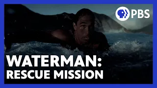 Duke's incredible rescue mission while on a surfboard | Waterman | American Masters | PBS