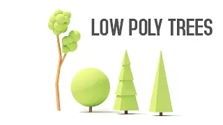 Blender Tutorial | Low Poly Trees