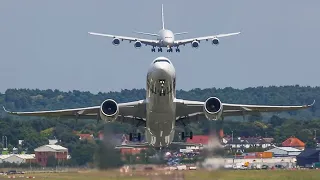 FARNBOROUGH AIR SHOW HIGHLIGHTS - 60 MINUTES pure Airshow aviation of 2016-2018 - Airbus A380  (4K)