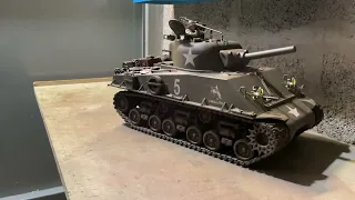 Rc Tank Tamiya 1/16 M4 Sherman 105mm full option