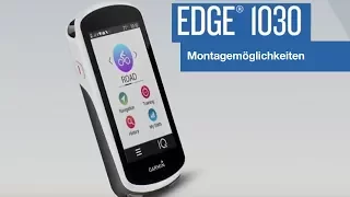 Garmin Edge® 1030 Tutorial - Montagemöglichkeiten