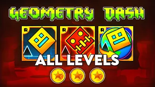 Geometry Dash 2.11 – ALL LEVELS 100% Complete [All Coins]