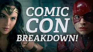 SDCC Breakdown: Justice League & Wonder Woman Trailers, Captain Marvel Announcement, & More!
