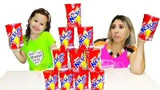 NÃO ESCOLHA O NESCAU ERRADO 🔴 SLIME CHALLENGE