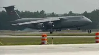 Galaxy C-5 Landing at Westover Air Force Base