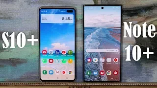 Galaxy Note 10 Plus vs Galaxy S10 Plus - Full Comparison